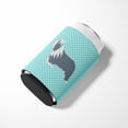 thumbnail image 3 of Caroline's Treasures BB3717CC Bearded Collie Checkerboard Blue Can or Bottle Hugger, Can Hugger, multicolor, 3 of 5