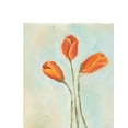 thumbnail image 2 of Nichols, Liz 12x14 Gold Ornate Wood Framed with Double Matting Museum Art Print Titled - Painted Tulips II, 2 of 4