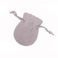 thumbnail image 1 of Sonducket 50 Uds bolsa de joyería con cordón de doble cara bolsa de elevación de pila regalos adornos de franela redonda embalaje de joyería boda Ropa, zapatos y accesorios Miscelánea Gris Sonducket AP015690-03, 1 of 6