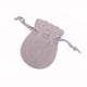 thumbnail image 2 of Minnieouse 50 Uds bolsa de joyería con cordón de doble cara bolsa de elevación de pila regalos adornos de franela redonda embalaje de joyería boda Ropa, zapatos y accesorios Miscelánea Gris Minnieouse AP015690-03, 2 of 6
