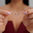 thumbnail image 2 of nipocaio Argent Bijoux Fantômes Dopamine Molécule Collier, 2 of 5