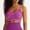Pink, variant on Women's Seamless Wireless Cooling Bra Hollow Out Breathable Camisole Tops Bralette Fishnet Crop Tops Blue XXL