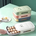 thumbnail image 1 of Contenedor para Guardar Huevos, Cajón para Refrigerador, Bandeja para Huevos, Organizador para Refrigerador, Contenedor de Alimentos, Accesorios de Cocina, C, 1 of 4