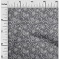 thumbnail image 2 of oneOone Rayon Gray Fabric Floral Dress Material Fabric Print Fabric By The Yard 56 Inch Wide, 2 of 4