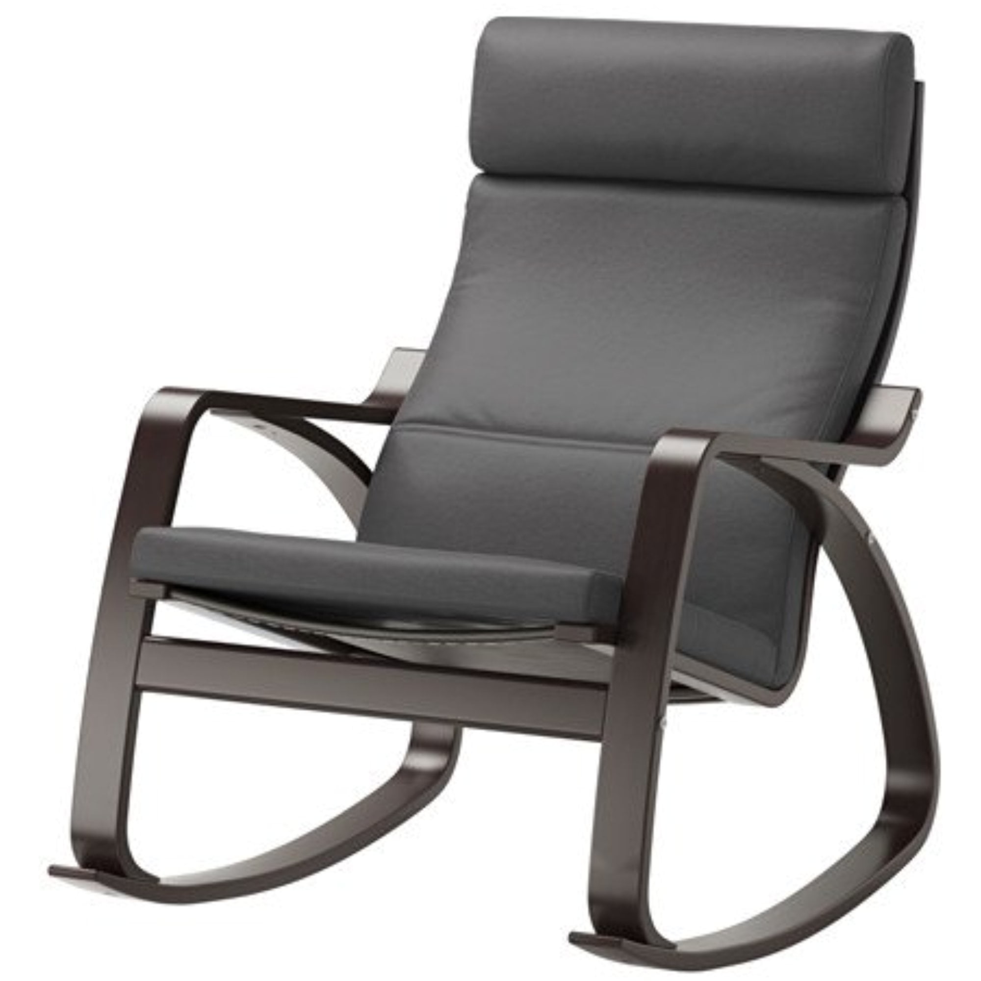 Ikea Rocking chair, black-brown, Finnsta gray 18202.29214 ...