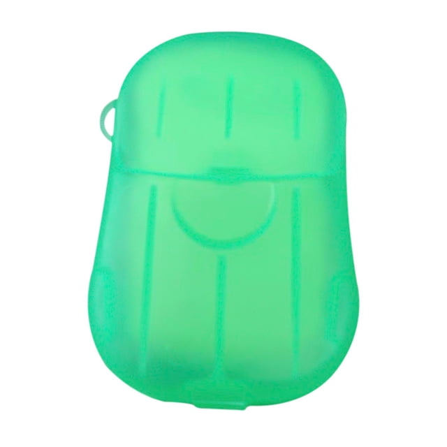 WIFKLSIIPG 40 Pcs de Papier Savon pour les Mains Jetable Portable Voyage Randonnée Lavage des Mains Bain Papier Toilette Feuilles de Savon