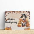 thumbnail image 3 of Happy Thanksgiving Bull Terrier Welcome Thankful Fall Autumn Pumpkin Horizontal Matte Canvas Poster Bully Dog Lovers Gifts Idea Wall Art Home Decor - 02021, 3 of 5