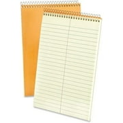 Cover Gregg Ruled Steno Book - 80 Sheet - 15 lb - Gregg Ruled - 6" x 9" - 1 Each - Green Tint Paper
