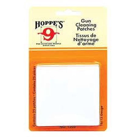 UPC: 0026285510355 | Hoppes Gun Cleaning Patches No 5 16 to 12 Ga 25 pack