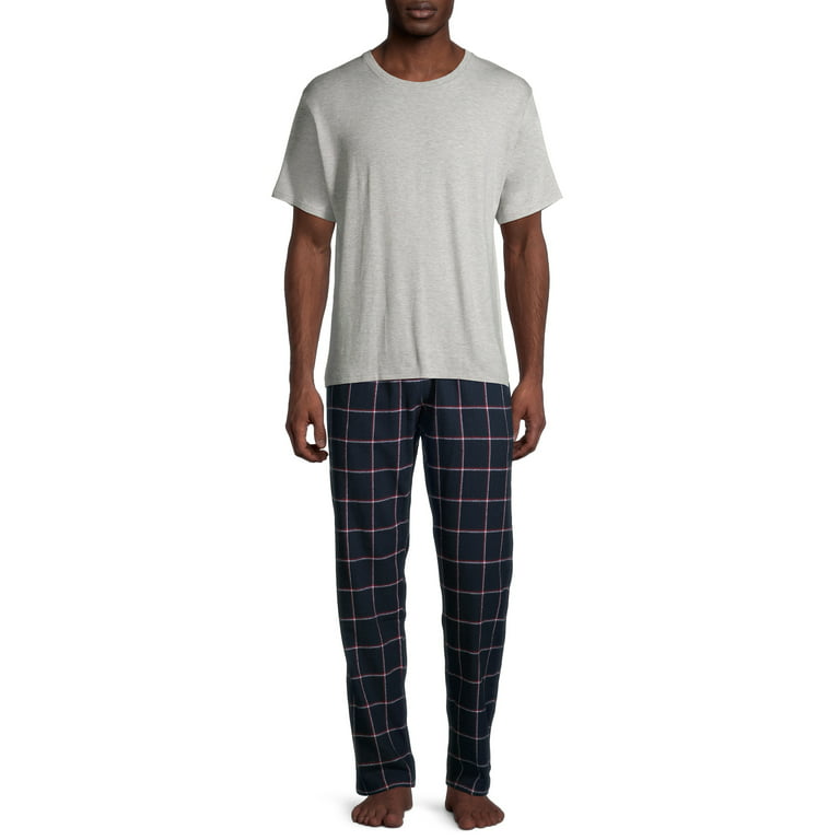Hanes Men's and Big Men's 100% Cotton Flannel Pajama Pants, 2-Pack 