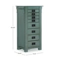 thumbnail image 5 of Ziva Jewelry Armoire, Teal, 5 of 6