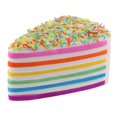 thumbnail image 1 of 5.8 Inches Squishing Cake Rainbow Jumbo Slow Rising Scented Toy, 1 of 4