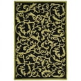 thumbnail image 6 of SAFAVIEH Chelsea Flanagan Floral Wool Area Rug, Black, 8' x 8' Round, 6 of 9