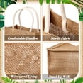 thumbnail image 4 of Paquete de 12 bolsas de yute de arpillera Paterr, color marrón, 32 x 21 x 13 cm, 4 of 6