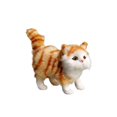 thumbnail image 2 of Mini figuras de gato de simulación en miniatura/decoración de regalo realista adornos de figuritas de pequeño/para la decoración del hogar de l Naranja Soledad Figuras de gatos, 2 of 8