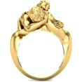 thumbnail image 1 of Anillo de moda para mujer, pareja besándose, anillos de moda para mujer, joyería, regalos de cumpleaños para el día de San Valentín 9 oso de fresa Electrónica, 1 of 5