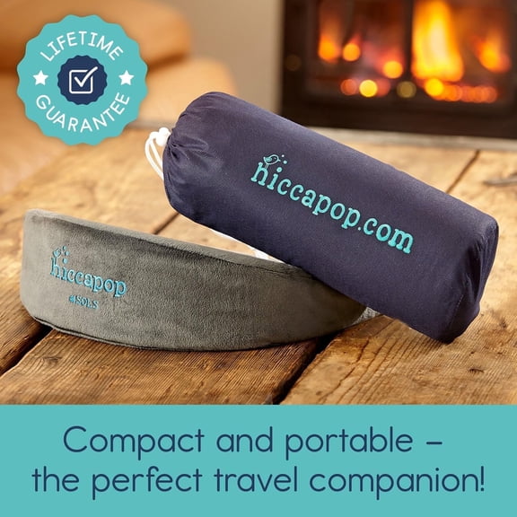 Hiccapop Pregnancy Pillow Wedge for Maternity, Memory Foam Maternity Pillow for Body, Belly, Back, and Knee Support