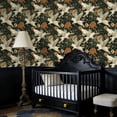 thumbnail image 3 of Whimsical Peel and Stick Wallpaper Whimsical Cats Floral Accents Vintage Style Wall Mural 23.6in x 9.8ft Self Adhesive Removable Wall Paper Renter Friendly Wallpaper for Kids Bedroom Studio, 3 of 8