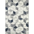 thumbnail image 2 of Abani Arto Collection Neutral Grey 5' x 8' Geometric Cube Modern Area Rug, 2 of 5