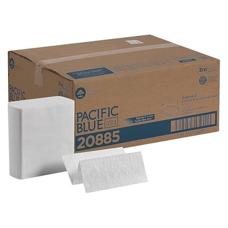 Z-Fold Multifold Paper Towels, 1-Ply, 260 Sheets/Pack, 10 Packs/Carton (20885)