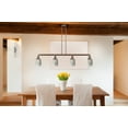 thumbnail image 2 of Innovations Lighting 214 Canton Canton 4 Light 51" Wide Linear Chandelier - White, 2 of 2