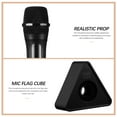 thumbnail image 4 of SHISUYAN 1 Set Microphone Prop Fake Speech Mic Karaoke Pretend Playing Prop with Mic Flag, 4 of 9