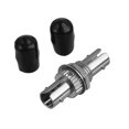 thumbnail image 3 of YISITIAN 50PC Fiber Optical Coupler ST Fiber Optical Cable Barrel Connector ST to ST Bulkhead Fiber Coupler Simplex Singlemode Multimode CJ919-64399, 3 of 7