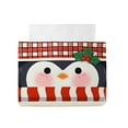 thumbnail image 6 of Christmas Tissue Box Cover Non-Woven Fabric Holiday Themed Print Decorative Holder for Living Room Table Desk Party Decor(Multicolor-D), 6 of 6