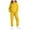 Yellow, variant on Ulanda Girls 2 Piece Outfits Tracksuit Drop Shoulder Hoodie Half Zip Sweatshirt and Sweatpants Joggers Set with Pockets (Yellow, 13-14 Years)