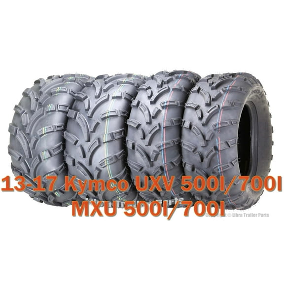 13-17 Kymco UXV MXU 500I/700I ATV Tire Set 26x9-14 & 26x11-14
