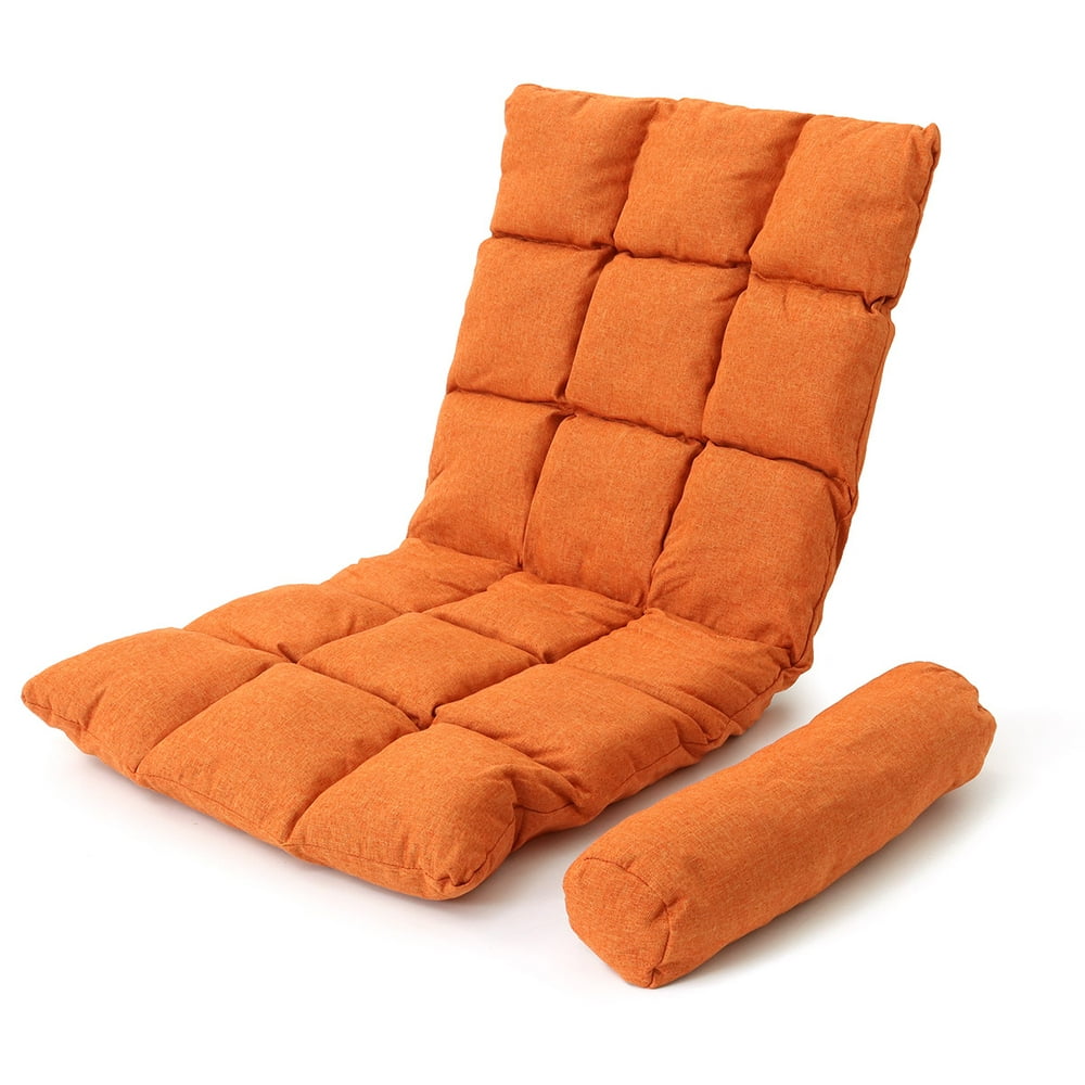 5-Position Floor Gaming Chair, Adjustable 18 Grid Memory Foam Floor