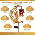thumbnail image 6 of Solar Christmas Crescent Garden Light Warm Glow, Garden Solar Lights For Patio Cozy Christmas Eve Atmosphere (Winter Chapel), 6 of 7