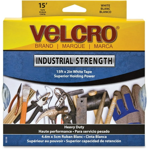 VELCRO® Brand Industrial Strength 15ft x 2in Roll. White