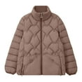 thumbnail image 4 of Winter Coats for Women Winter Warmth Short Coat With Stand Collar For Cold Weather And Everyday Fashion Outerwear Winter Jackets for Women, 4 of 4
