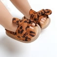 thumbnail image 3 of GYRATEDREAM Infant Baby Girls Soft Open Toe Sandals Toddler Summer PU Leather Bowknot Sandals Flower Princess Flat Shoes for 0-18 Months, 3 of 8