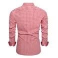 thumbnail image 3 of Men'S Festival Checkered Shirt Shirts Men'S Long Sleeve Casual Regular Fit Shirts Fashion Breathable Versatile Party Shirt, 3 of 4