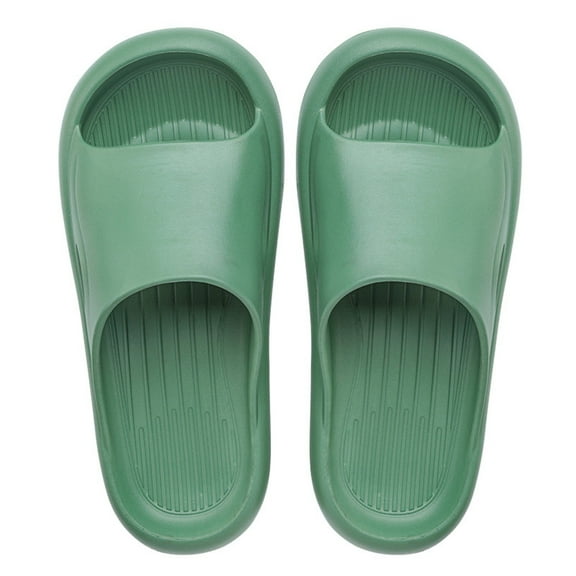 Mepaouo Shower Shoes for Womens Mens Massage Pool Slides Quick Drying Beach House Slippers Green