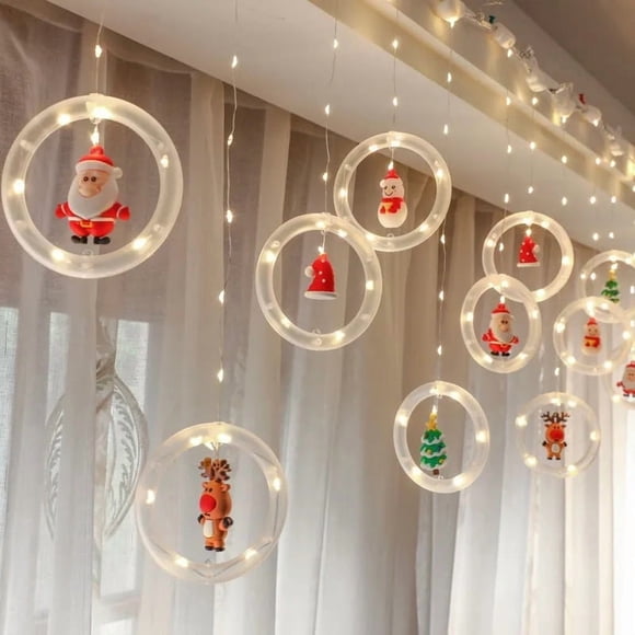 Luces navideñas LED para decoración navideña, USB, 2 m