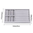 thumbnail image 4 of Rotatable Fashion Travel Jewelry Tray Case New Design Jewelry Accessory Earring Holder Rotating Jewelry Box Bracelets Rings Storage BEIGE 13, 4 of 8