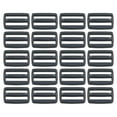 thumbnail image 1 of Unique Bargains 1 Inch Tri-Glide Slide Buckles Webbing Strap Fastener, Navy Blue, 50 Pack, 1 of 5