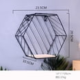 thumbnail image 3 of Clispeed Hexagon Grid Shelves Black Floating Wall Art for Room Decoration, 3 of 5