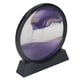 thumbnail image 5 of Cuadro de arena en movimiento de 7 pulgadas, decoración relajante, pintura de arenas movedizas en 3D, decoración para el escritorio del hogar, oficina, color morado, 5 of 15