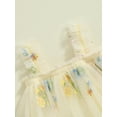 thumbnail image 4 of Bagilaanoe Toddler Baby Girl Summer Dress Flower Sleeveless A-line Princess Dresses 6M 9M 12M 18M 24M 3T Kids Casual Swing Sundress, 4 of 6