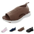 thumbnail image 5 of WILLBEST Sandalias De Mujer Para Playa, Zapatos Casuales De Moda Para Mujer, Sandalias De Plataforma Con Boca De Pez De Malla De Verano, Sandalias De Mujer Para Mujer, 5 of 5