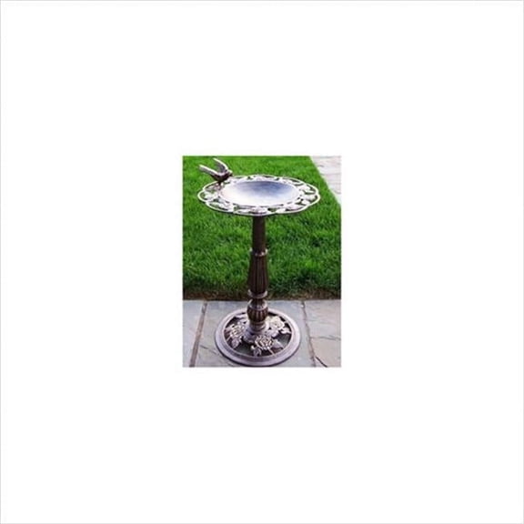 Oakland Living 5360-AB Rose Bird Bath - Antique Bronze