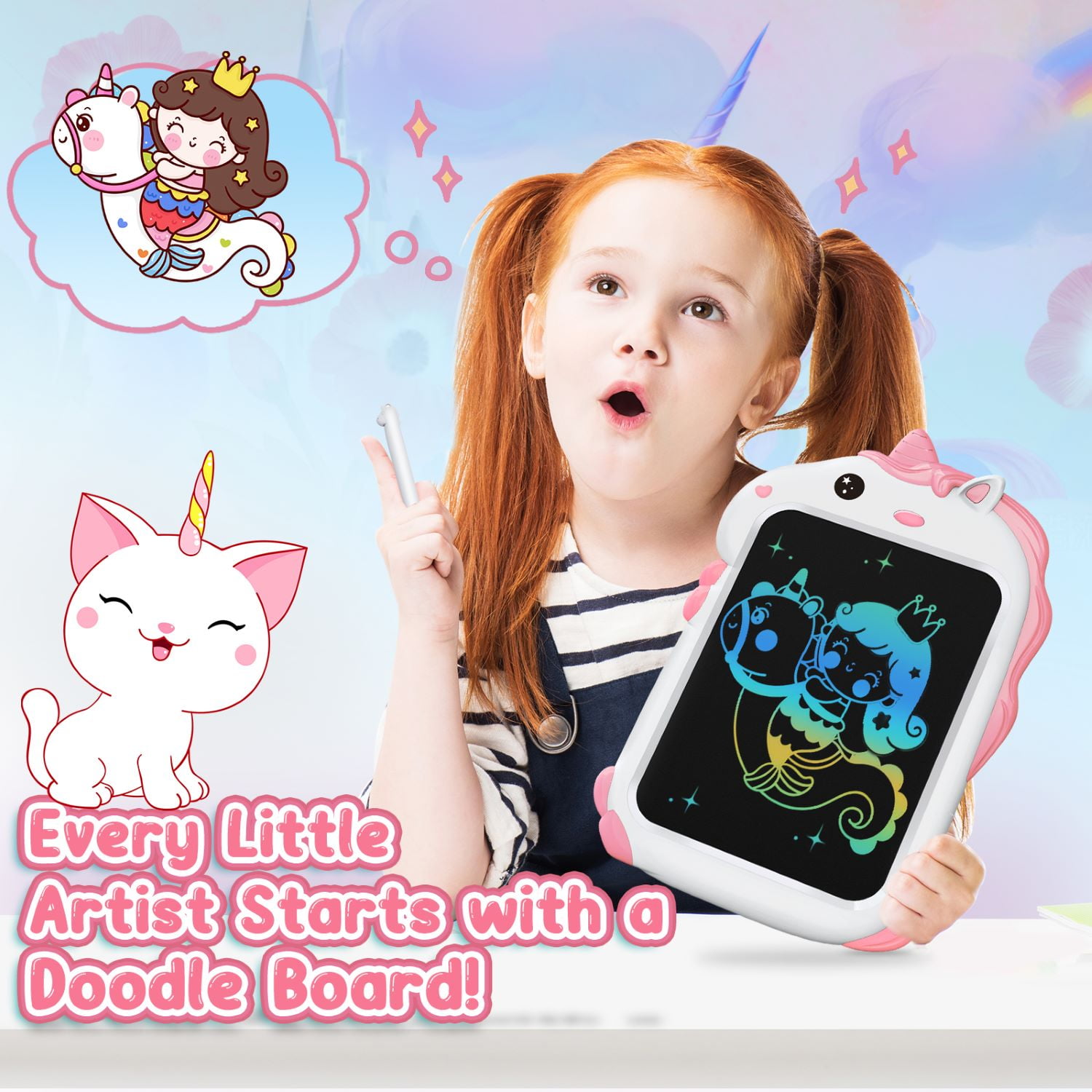 Buy CHEERFUN LCD Writing Tablet Doodle Board Learning Toys for 1 2 3 4