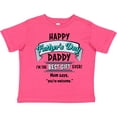 thumbnail image 3 of Inktastic Happy Father's Day Best Ever Boys or Girls Toddler T-Shirt, 3 of 5