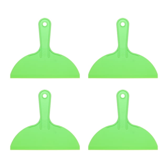 Uxcell 4pcs Putty Scraper 1.5" Plastic Flexible Tool for Pasting Plaster Repairing Walls