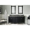 thumbnail image 6 of James Martin Vanities Brittany 72" Black Onyx Double Vanity w/ 3 CM Eternal Marfil Quartz Top, 6 of 6