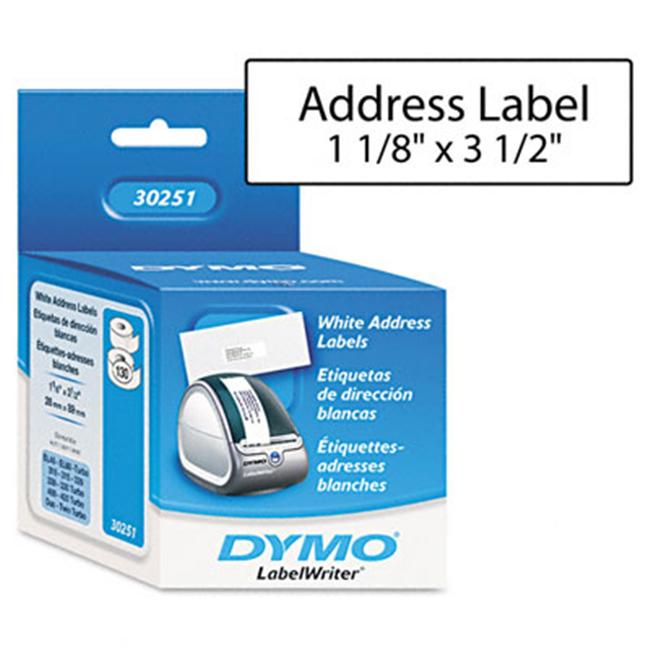 Dymo 30251 SelfStick Address Labels for Label Printers 31/2 x 11/8
